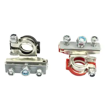 

2 PCS/ Set Universal Professional Portative Durable Positive and Negative Auto Car Battery Terminal Clamp Clip Connectors A30