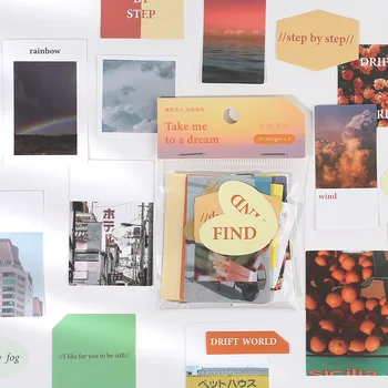 

40pcs/pack Foggy Memory Decorative Stationery Stickers Scrapbooking Diy Diary Album Stick Label