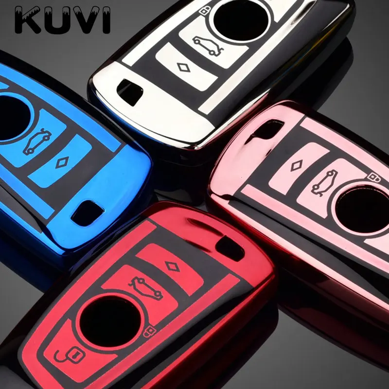 Car-styling Auto Colorful Key Cover Shell Case For Bmw New 1 3 4 5 6 7 Series F10 F20 F30 E60 E90 E46 G30 - - Racext™️ - - Racext 17