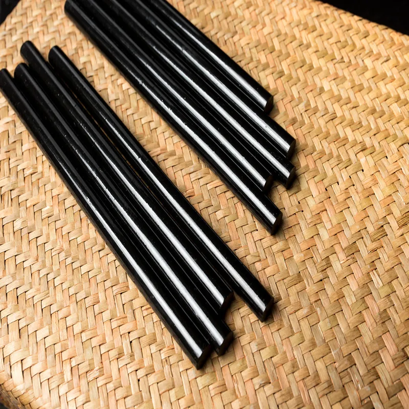 블랙 핫멜트 접착제 스틱, 고점도 전기 총 수리 전동 공구, DIY 식품 등급 접착제 스트립, 7, 11mm, 200mm * 25 개