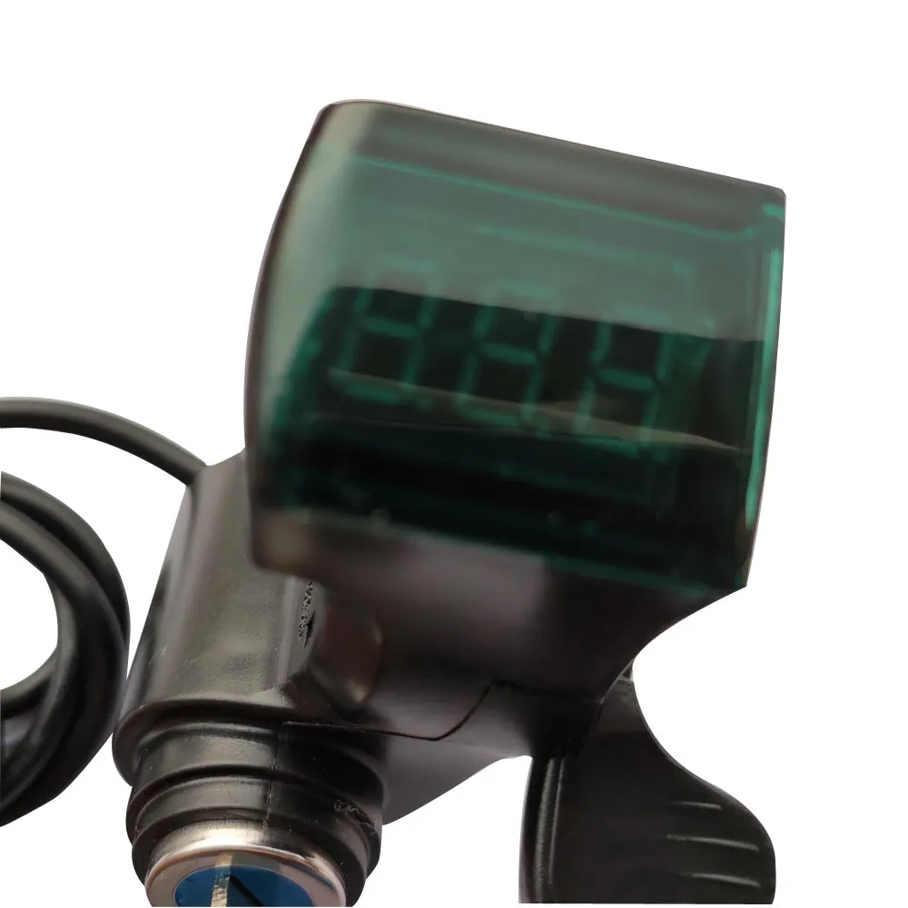 

12-96V Thumb Throttle Electric Bike with Lock Key Battery Power LED Display for electric bicycle/scooter/ebike