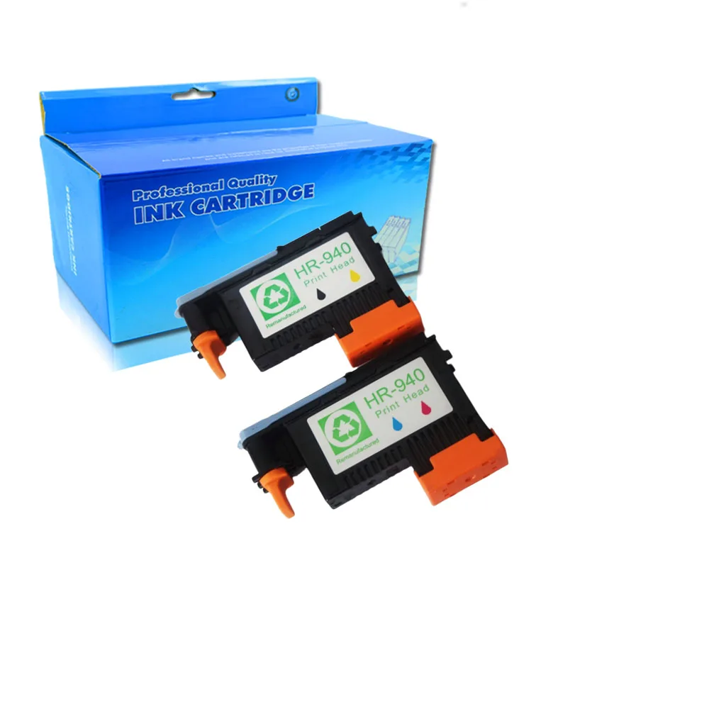 Замена печатающей головки 2 PK 940 для HP940 C4900A C4901A HP Officejet Pro 8000 8500 8500A Plus Premium|Детали