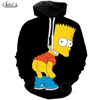 

CLOOCL New The Simpsons 3D Print Men Women Hoodies Sweatshirts Harajuku Hooded Jacket Novelty Streetwear Casual Hoodies
