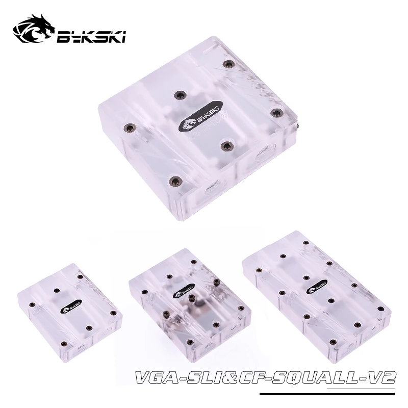 Ponte de Conexão do Bloco de Água do Quadrilátero Navegável de Bykski cf das Pontes do Ajuste da Conexão da Via Gpu para Gráficos Gpu 40mm Sli –