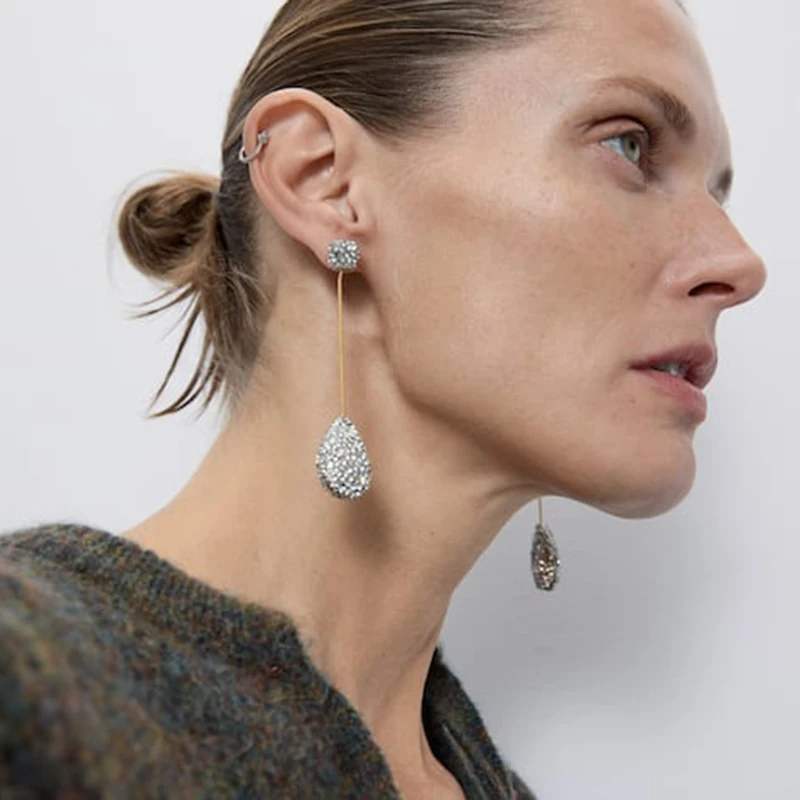 Pearl Beads Drop Earrings Crystal Earrings Female Wedding Party Gift Accessories drop earrings dangle earrings pearl earrings crystal earrings