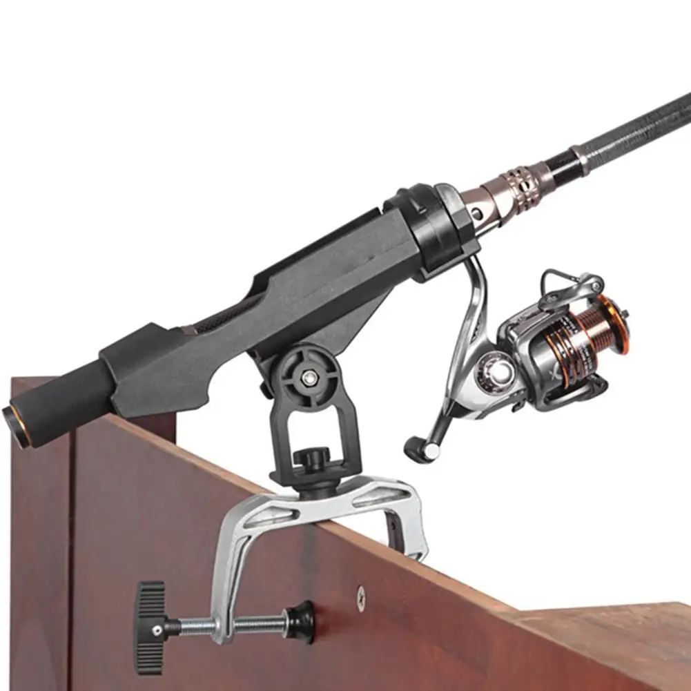 

Boat Fishing Rod Pole Holder 360 Degree Rotatable for Boat Support Kayak Raft Sides Clamp For Assembling Rack Sea Fishing Tackle