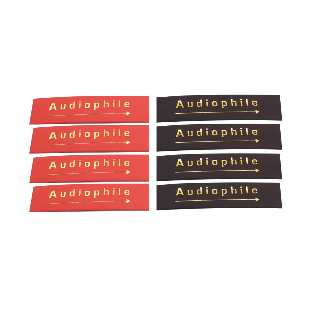 24pcs Audiophile Heat Shrink Tube 14mm Insulated Sleeving Tubing For Speaker Interconnect Audio