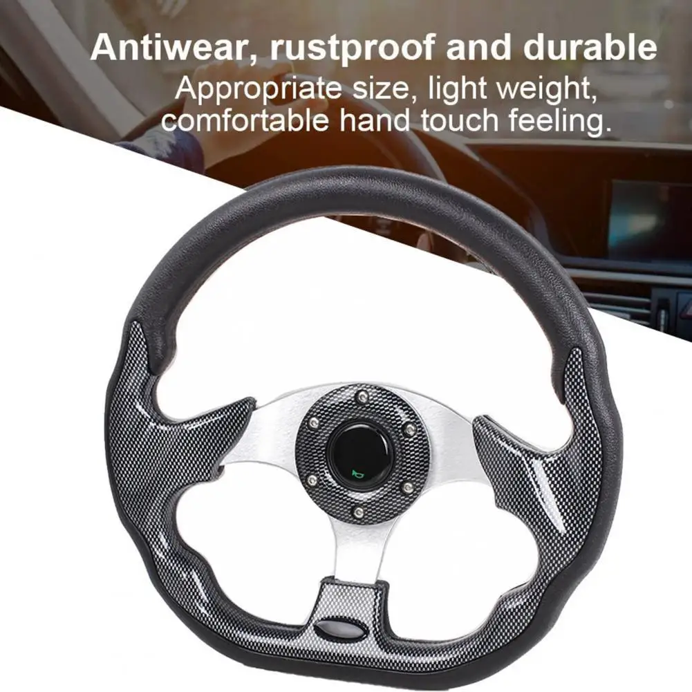 Steering Wheel Universal Anti-corrosion 13 Inches Car Modification Racing Kart for | Автомобили и мотоциклы
