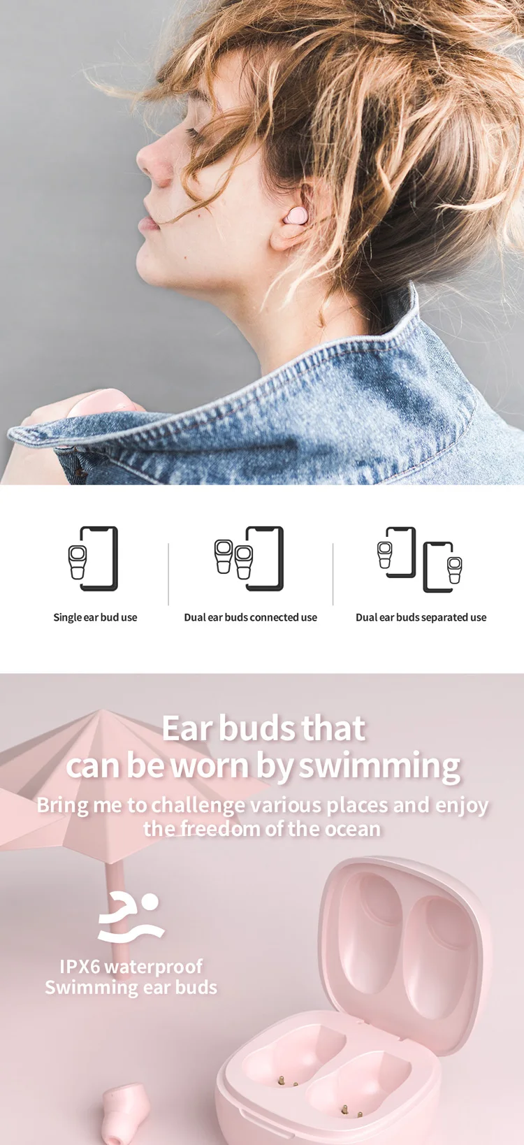Picun W5 TWS Bluetooth наушники мини портативные невидимые беспроводные наушники Spotrs водонепроницаемые BT5.0 стерео наушники