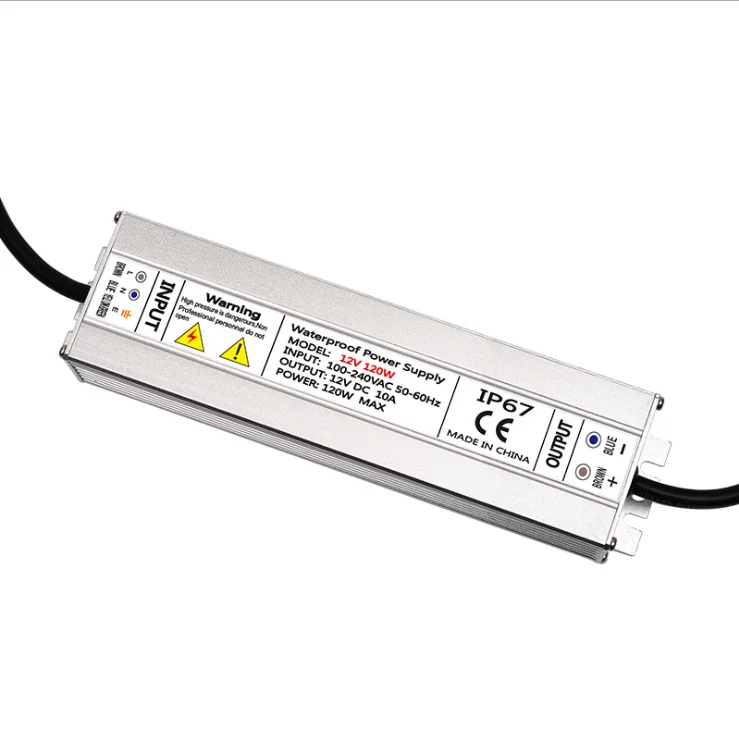 Специальное предложение, 12V 120W Водонепроницаемый Трансформатор 12V 10A трансформатор уличного 12 Вт водостойкый LED Трансформатор водонепроницаемый светодиодный индикатор питания
