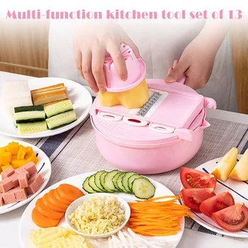 

Multifunction Food Cutting Diced Slicer Grater Wheats Straw Kitchen Tools QP2