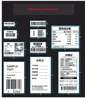 Papel térmico de impresión directa, adhesivo blanco para etiquetas de código de barras, precio en rollo, 20, 30, 40, 50MM de ancho ► Foto 3/3