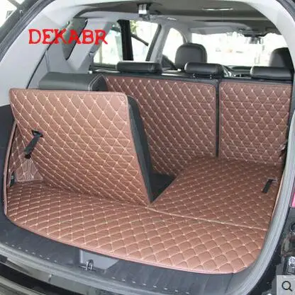 

Car Travel Special trunk mats for Hyundai Grand Santa fe 7 seats 2017-2013 durable boot carpets for Grand Santafe 6 eats