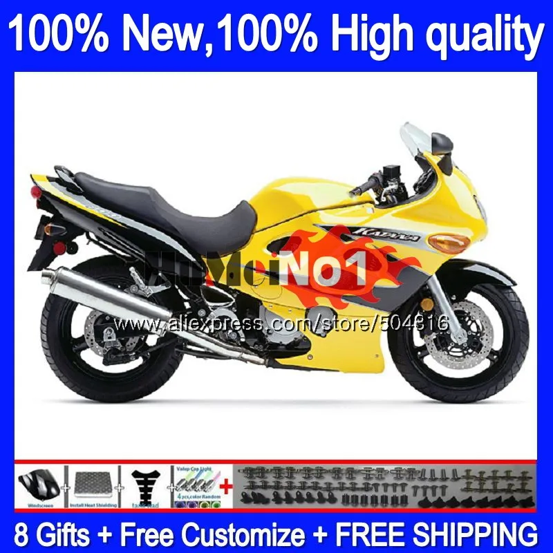 Корпус для SUZUKI Катана GSX750F GSXF750 2003 2004 05 06 07 13MC. 100 GSXF 750 600 GSXF600 03 04 2005 2006 2007 Желтый ГОРЯЧИЙ обтекатель