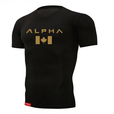 8 Крутые мужские футболки, модная футболка ALPHA Industries, хлопковая футболка с коротким рукавом, летняя стильная удобная футболка, размер M-4XL - Цвет: 8