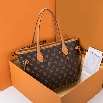 

High Quality Cow Leather Shoulder Bags 2020 New Large Capacity Casual Totes Famous Designer Women Purse and Handbags Sac A Main