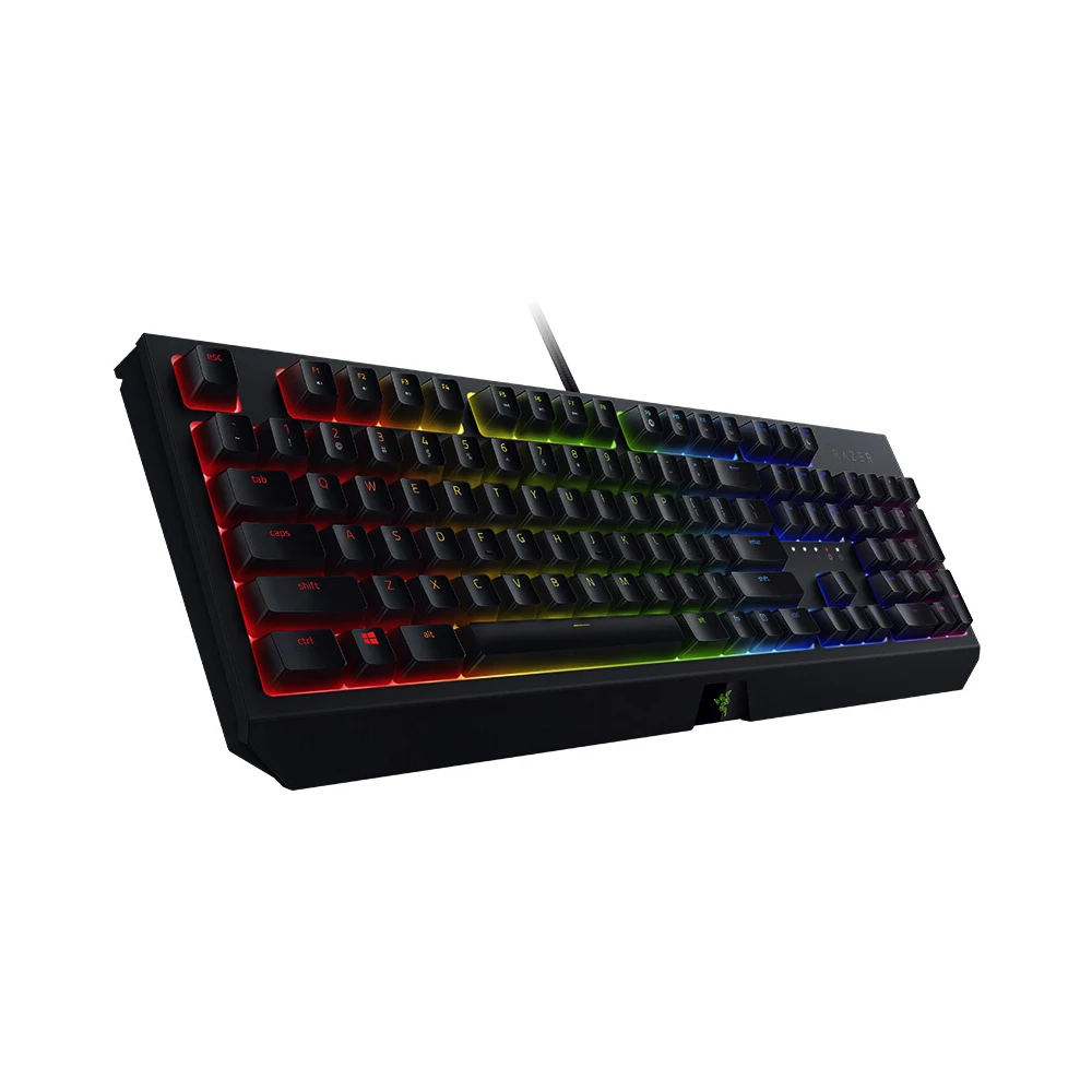 Механическая клавиатура razer BlackWidow игровая офисная 104 клавиш RGB зеленые переключатели Проводная клавиатура