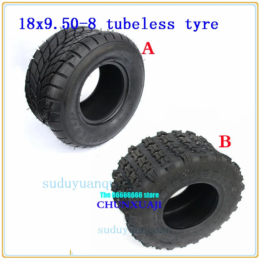 

18x9.5-8 ( 240/55-8 ) 8 inch ATV Quad Go-kart tubelesss Off-road tires18x9.50-8 Electric Scooter Tires For Harley Chinese Bike