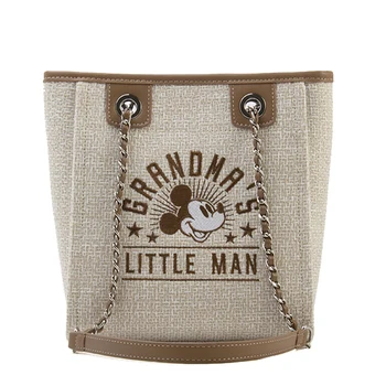 

Disney Mickey mouse Fashion Shoulder Bag Cartoon Handbag shopping bag Large Capacity lady Shoulder Bag Handbag minnie mouse