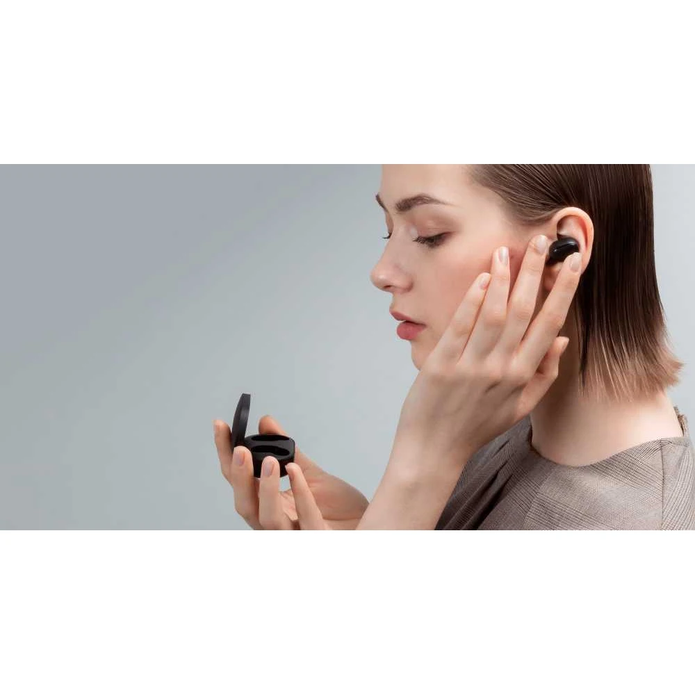 Наушники с микрофоном XIAOMI Redmi AirDots(Mi True Wireless Earbuds Basic), Bluetooth, черный