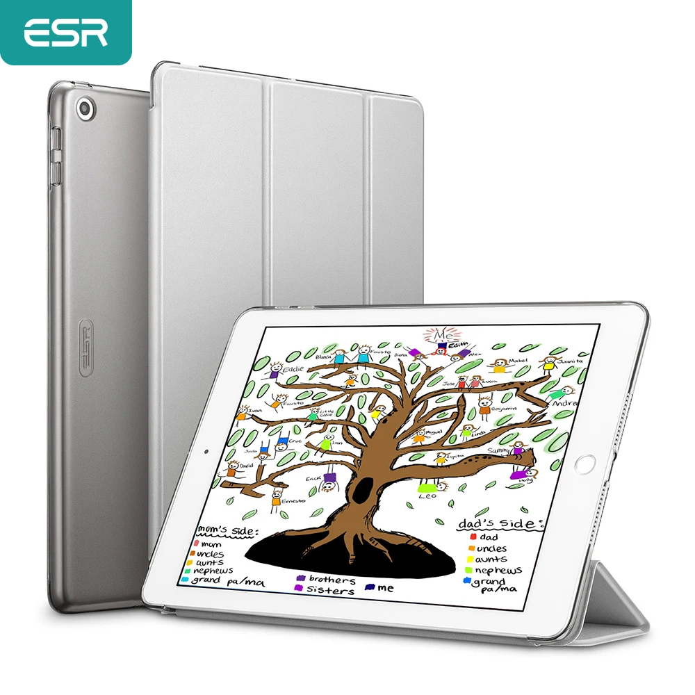 

Case for iPad Air 2 A1566 A1567, ESR Magnetic PU Leather Case Smart Cover with Auto Sleep/ Wake Up for iPad 6 for iPad Air 2