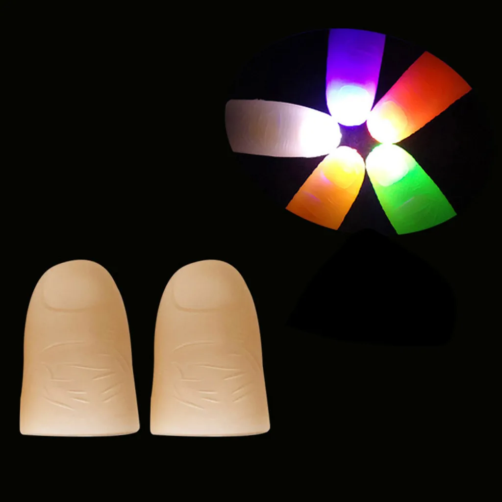 5 пар Led Magic Prop Finger Light Волшебный палец игрушка для детей уличное волшебство