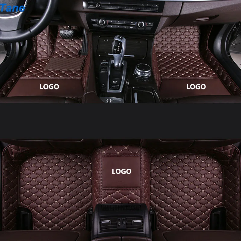 

Tane leather car floor mats For toyota prado 120 land cruiser 100 mark x corolla harrier rav4 2018 camry accessories carpet rug