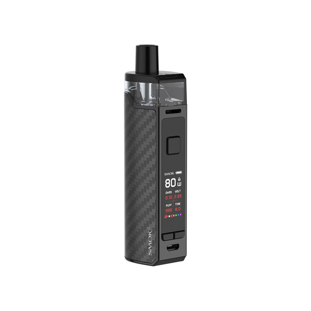 Бесплатный подарок! SMOK RPM80 Pod Mod комплект с аккумулятором 3000 мАч и 5 мл Pod system Max 80 Вт и RGC Coil Pod Vape Kit vs Aegis Boost/Vinci X
