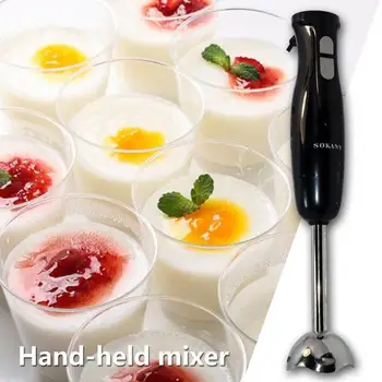 

Sokany Electric Food Blender Hand Mixer Egg Beater Bar Coffee Milk Frother for Home Kitchen Food Blender Mixer 200W