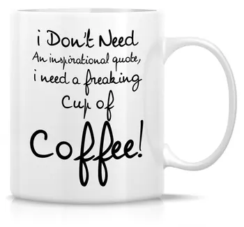 

Funny Mug I Need A Freaking Cup of Coffee 11 Oz Ceramic Coffee Mug
