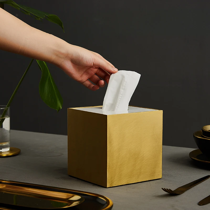 Золотой Латунный и Мраморный тканевый чехол в скандинавском стиле коробка для салфеток для рулонной бумаги простой лоток для хранения/Тип сиденья круглый/квадратный тканевый чехол
