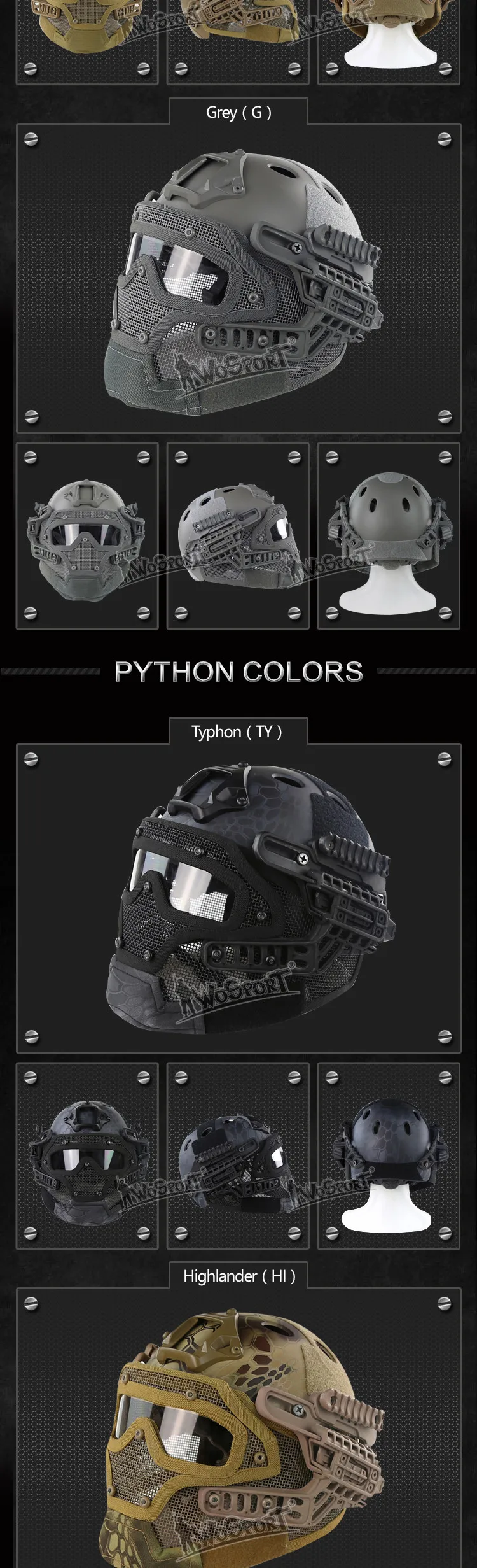 Wosport Горячий Тактический Шлем BJ MH ABS код с Goggle для военных страйкбол для пейнтбола армейские Wargame мотоцикл Охота