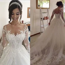 Best Offers Embroidery Beading Luxury Wedding Dress Plus Size Robe De Mari�e 2020 Lace Bridal Gowns Vestido De Noiva A-Line Bride Dresses Best Offers Embroidery Beading Luxury Wedding Dress Plus Size Robe De Mari�e 2020 Lace Bridal Gowns Vestido De Noiva A-Line Bride Dresses