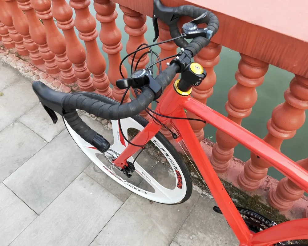 Discount 21 speed  700C  road  bicycle  2016 new cycling  bicicleta road bike man& woman bike   Disc  brakes 6