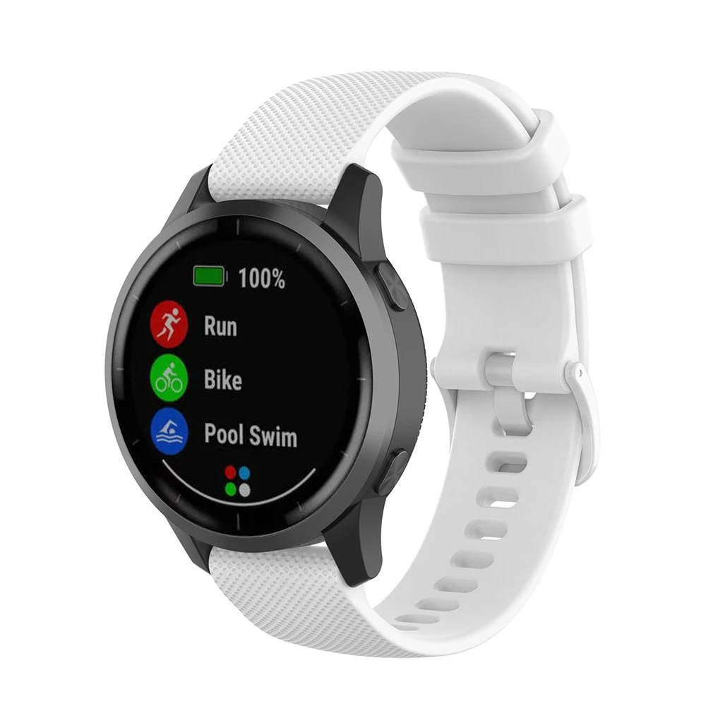 22 мм сменный ремешок для часов Ремешок для Garmin Vivoactive 4 Смарт-часы с маленьким клетчатым спортивным браслетом быстросъемный браслет на запястье