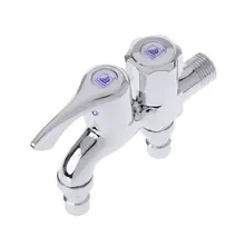 Многофункциональный кран для стиральной машины с двойным разъемом