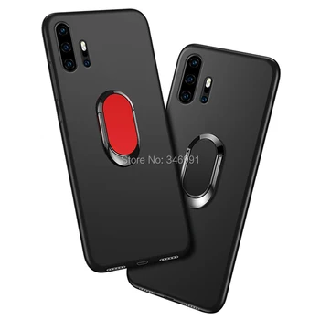 Перейти на Алиэкспресс и купить Чехол Umidigi F2 для Umidigi F2 6 ГБ 128 ГБ, роскошный чехол, 6,53 дюймов, мягкий, черный, пластиковый, металлический, палец, кольцо, чехол для Umidigi F2, чехол s