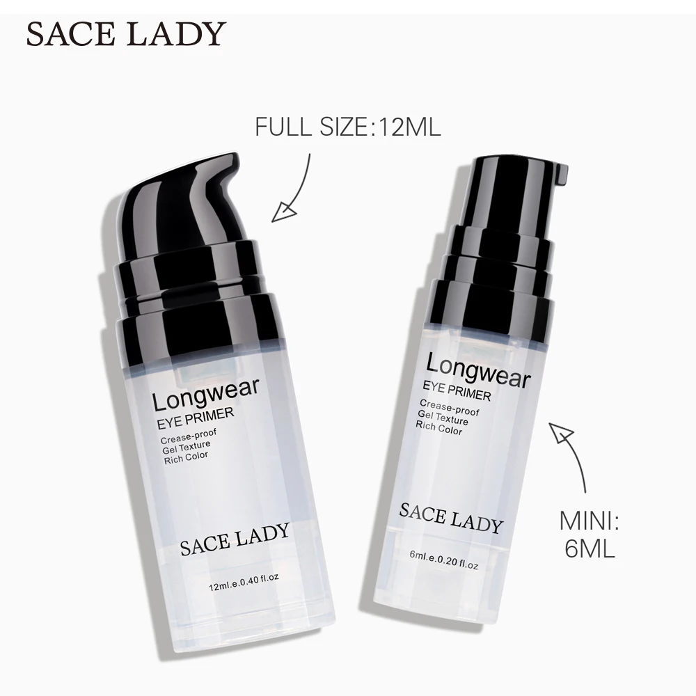 База для теней век SACE LADY Праймер длительный МАКИЯЖ жидкие под глазами крем 12 мл