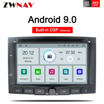 

IPS Screen Android 9.0 Car dvd multimedia Player head unit For PEUGEOT 3008 5008 2009 2010 2011 With GPS Navigation Radio stereo