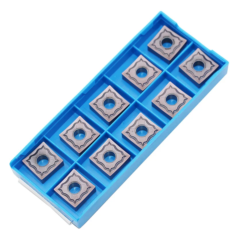 

10pcs SNMG120404 HS Carbide Inserts SNMG 120408 HA Stainless Steel Blade Cutter CNC Lathe External Turning Tool