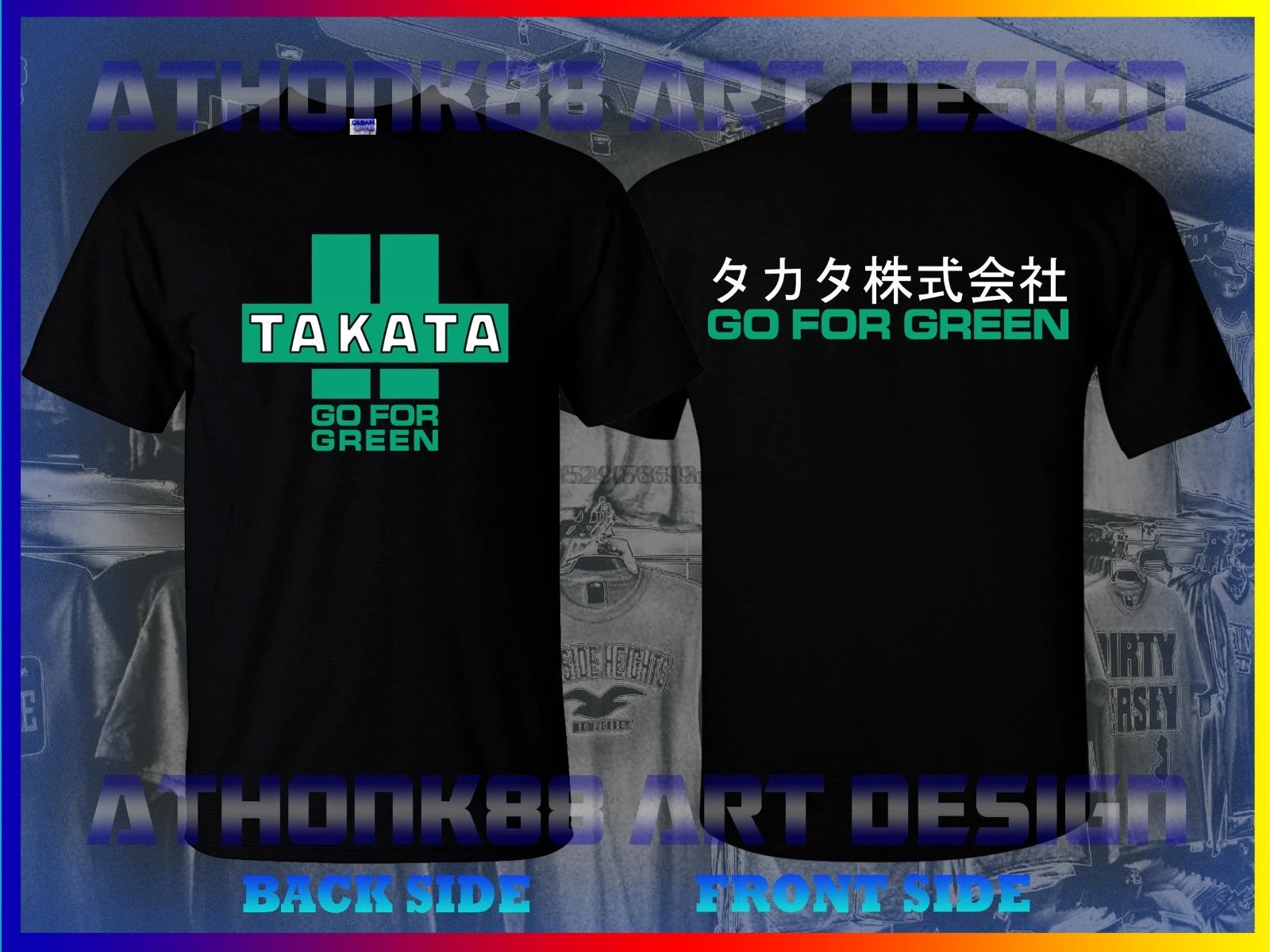 Новинка Takata Racer Scion Fr S футболка Go For Green Мужская |