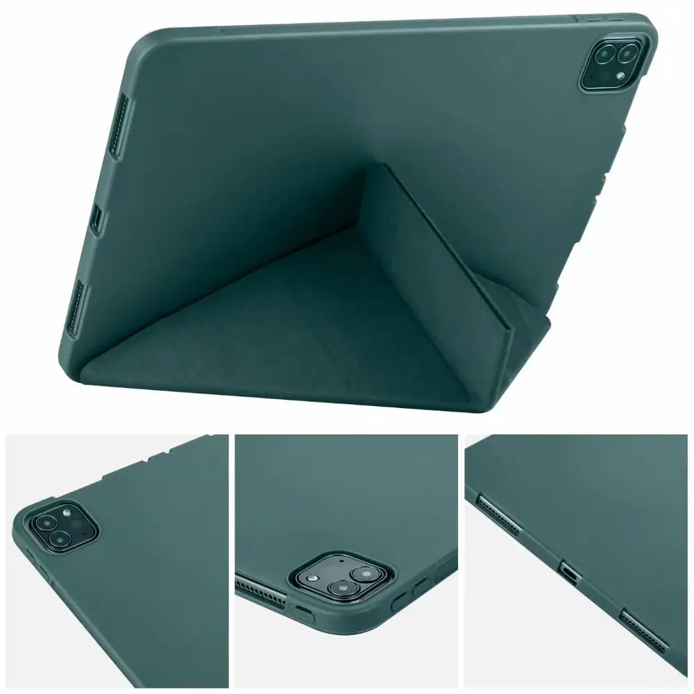 Чехол для ipad pro 11 дюймов 4 го поколения умный чехол из искусственной кожи с