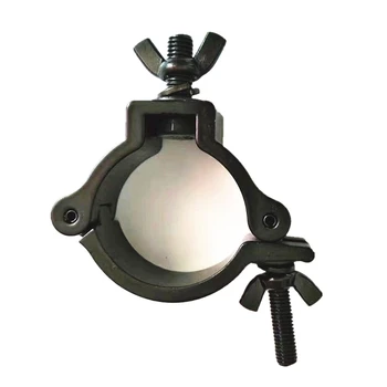 

10pcs/lot Black Alumimun Alloy Stage Lights Clamp Hanger Hook Bracket Stage Heavy Duty Hook Theatre Lighting Kit 48-52mm 100kg