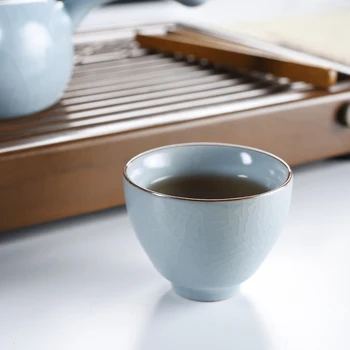 

Ceramic Mini Vintage Tea CupS China Small Chinese Style Porcelain Teaware Beauty Glazed Kubek Do Herbaty Kitchen Supplies QEA6CB