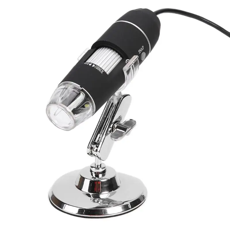 

40-1000X 8 LED Digital Microscope Camera USB Endoscope Magnifier with Metal Stand Operating Windows 2000 Mac OS X 10.5 or above
