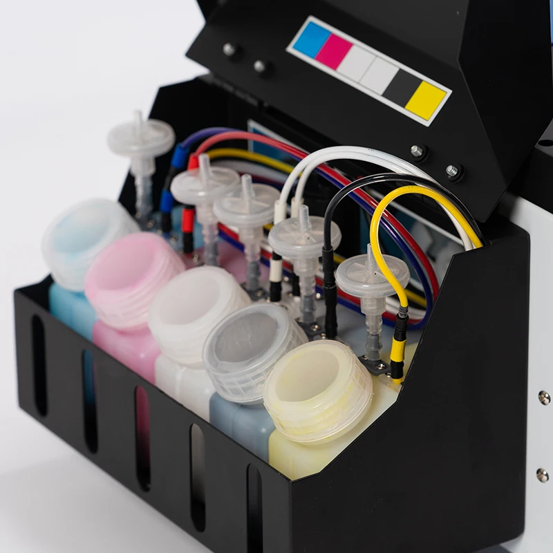 Punehod A3 DTF Thermal Transfer Printer Automatic Pre-heating DIY T Shirt Printing Machine Heat Press Textile Tool For Business