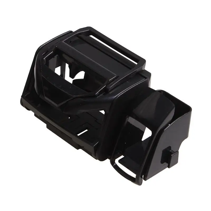 black Car Drinks holder Plastic Water Glass Beverage Holder Air Conditioning Socket Storage support smartphone voiture - Color: black