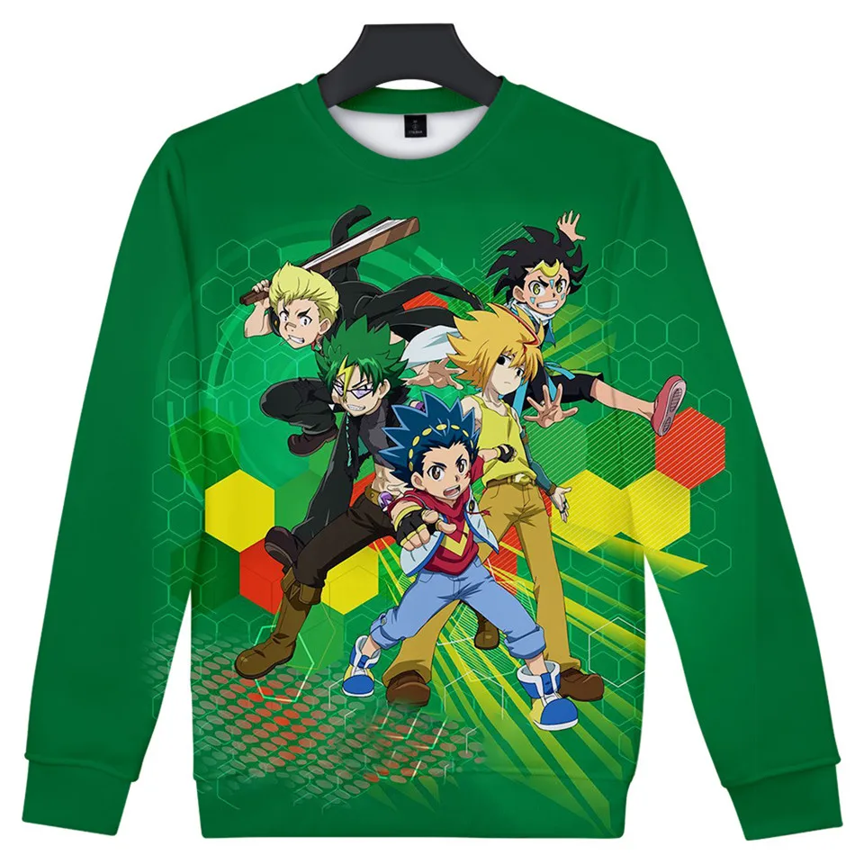 

Beyblade Burst Evolution sweatshirt men's round neck top boys and girls casual wear fashion pullover brand clothing clothes