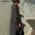 INCERUN 2021 Men Trench Vintage Open Stitch Solid Color 3/4 Рукав Длинная Верхняя Одежда Свободная Уличная Одежда Повседневный плащ Мужские Пальто S-5XL
