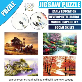 

Puzzle Toy 2020 Top 1000 Pieces Jigsaws Picture Puzzles Paper Assembling Games Educational Toys Brain Game Adult Children Puzzle